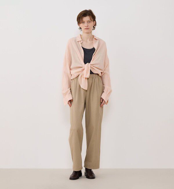 GALERIE VIE「オークエッセンス ドロップショルダーシャツ」|シャツ・ブラウス|