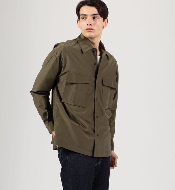 TOMORROWLAND MENS「コットンシルク ダブルポケット シャツブルゾン」|シャツ・ブラウス|