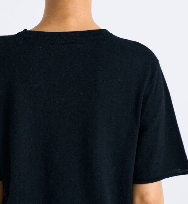 Edition「コットンカシミヤ ハーフスリーブニット」|ニット・セーター|