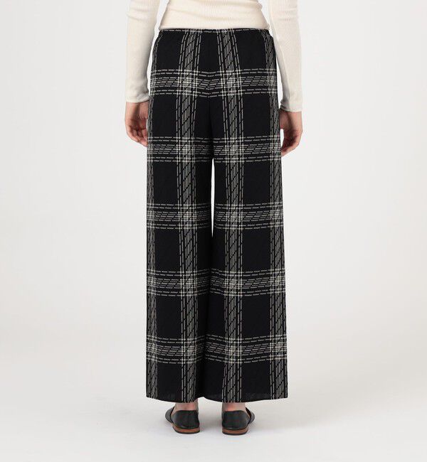 DES PRES「ハイツイストウールチェック リラックスパンツ」|その他|