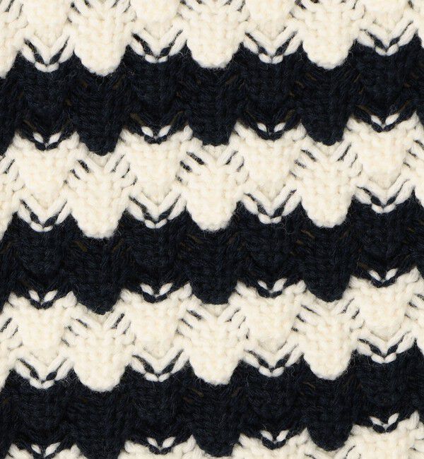 MACPHEE「ハイブリットケーブル クルーネックカーディガン」|カーディガン|