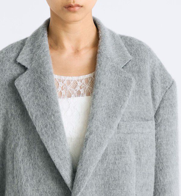 Edition「アルパカシャギー オーバーサイズドジャケット」|テーラードジャケット|