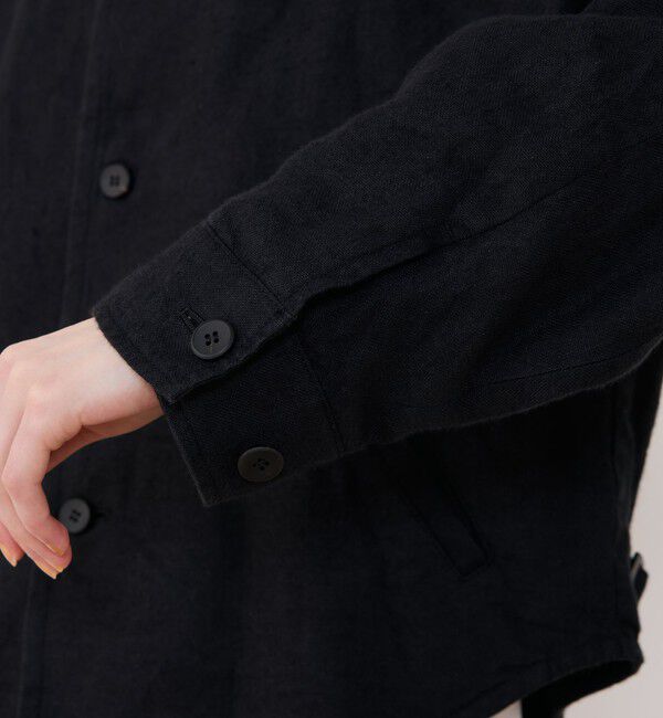 GALERIE VIE「ブラッシュドリネン コクーンブルゾン」|ブルゾン・スタジャン|
