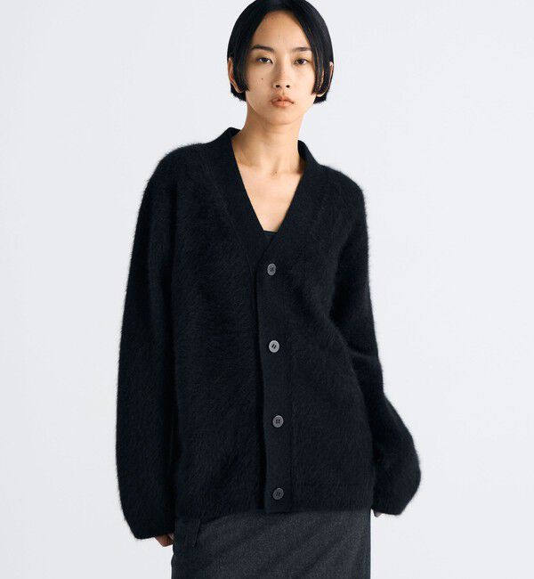 Edition「フォックスシャギー カーディガン」|カーディガン|