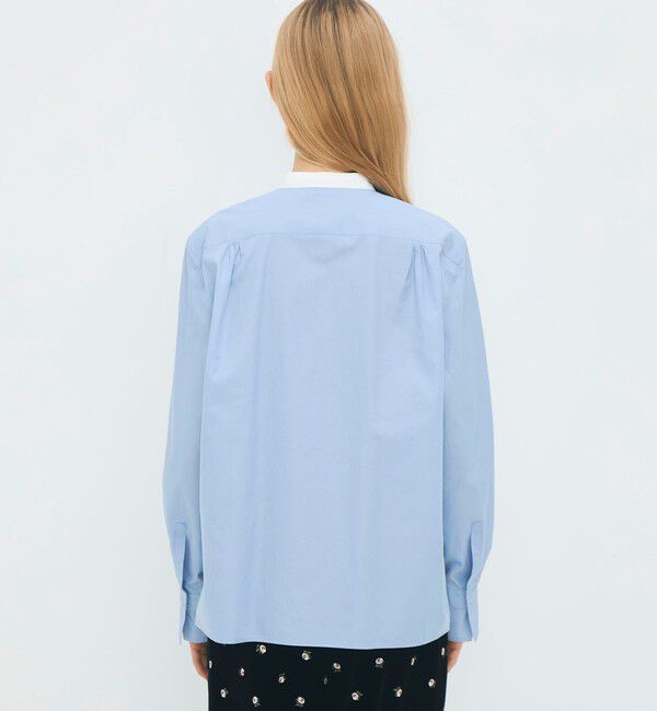 CABaN「シャトルポプリン クレリックシャツ」|シャツ・ブラウス|