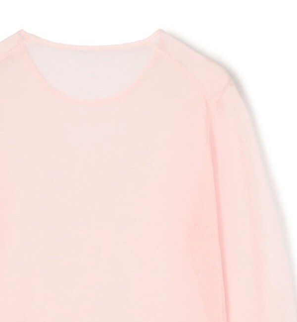 CABaN「コットンナイロンストレッチ シアークルーネックプルオーバー」|ニット・セーター|