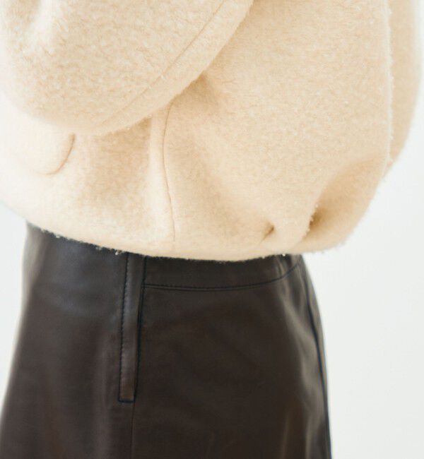 TOMORROWLAND collection「シープニット ジップアップブルゾン」|ブルゾン・スタジャン|