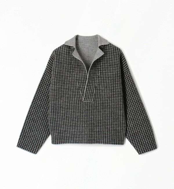 MACPHEE「ウールジャカード スキッパープルオーバー」|ニット・セーター|