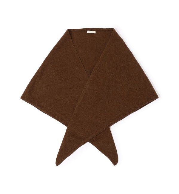 TOMORROWLAND GOODS「TOMORROWLAND トライアングル ストール」|ストール|47 ブラウン