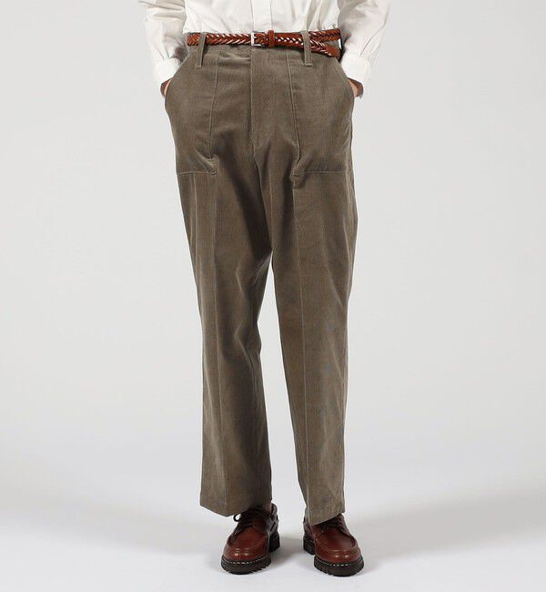 TOMORROWLAND MENS「コットンコーデュロイ ベイカーパンツ DUCA VISCONTI」|カーゴ|