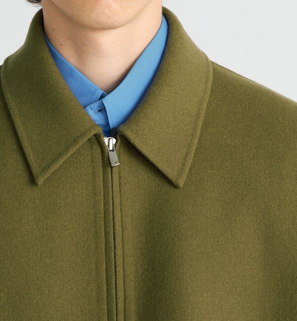 Edition「ウールカシミヤダブルフェイス ジップブルゾン」|ブルゾン・スタジャン|