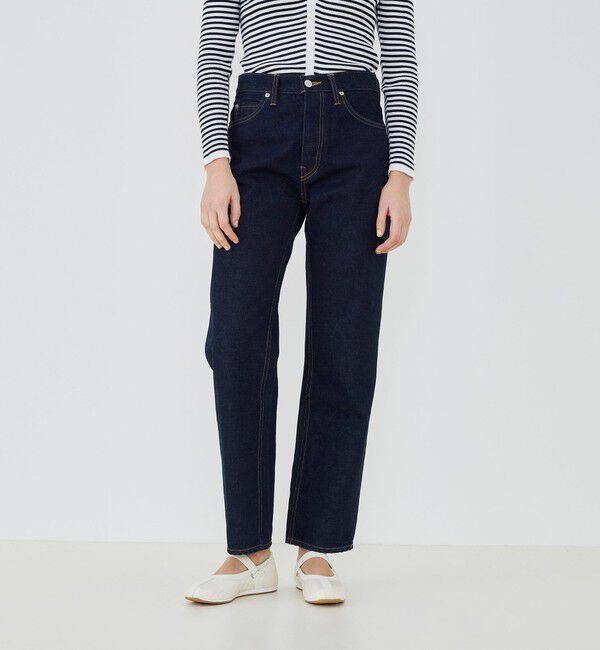 GALERIE VIE「リユースシーアイランドコットン デニムストレートパンツ」|デニム|