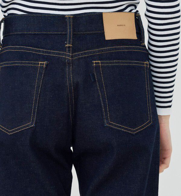 GALERIE VIE「リユースシーアイランドコットン デニムストレートパンツ」|デニム|