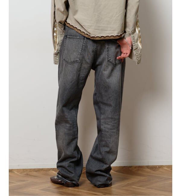  「《予約》ストレートデニム 5ポケットパンツ」|デニム|