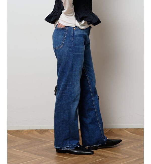  「《予約》ストレートデニム 5ポケットパンツ」|デニム|