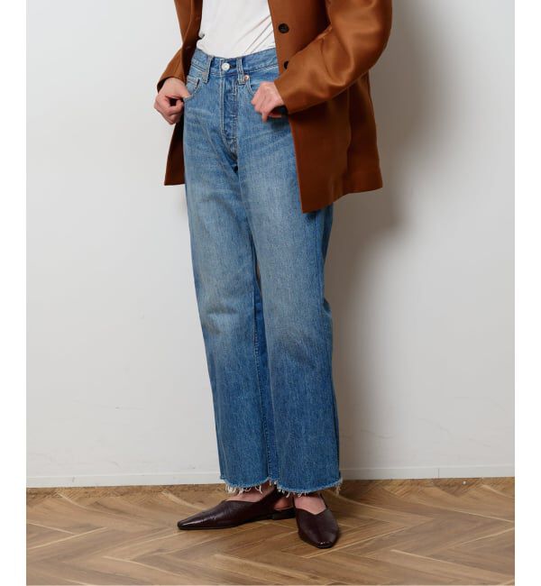  「《予約》ストレートデニム 5ポケットパンツ」|デニム|