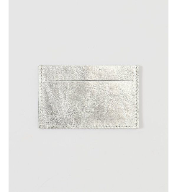  「【blancle/ ブランクレ】M.LETHER Simple card case」|キーケース|シルバー