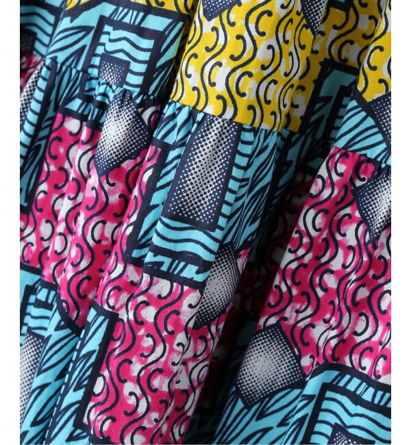  「AFRICAN WAX PRINT DRESS：ワンピース」|ワンピース|