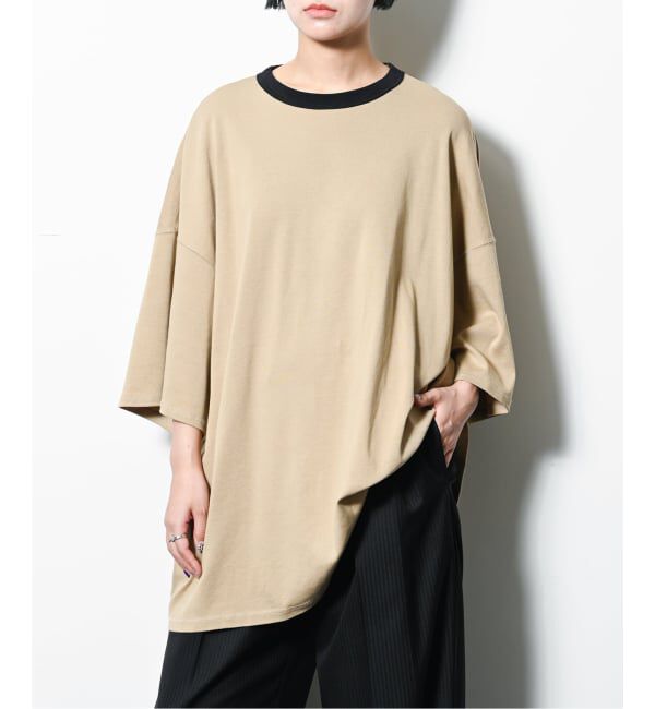  「FRAISE OVERSIZED TEE：Tシャツ」|Tシャツ・カットソー|ベージュ