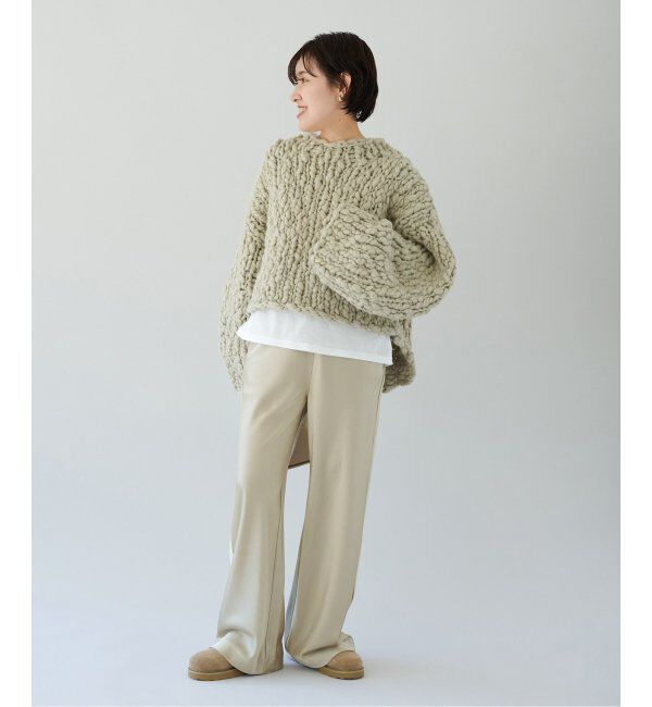 EMILYWEEK「サテンパンツ」|スラックス|