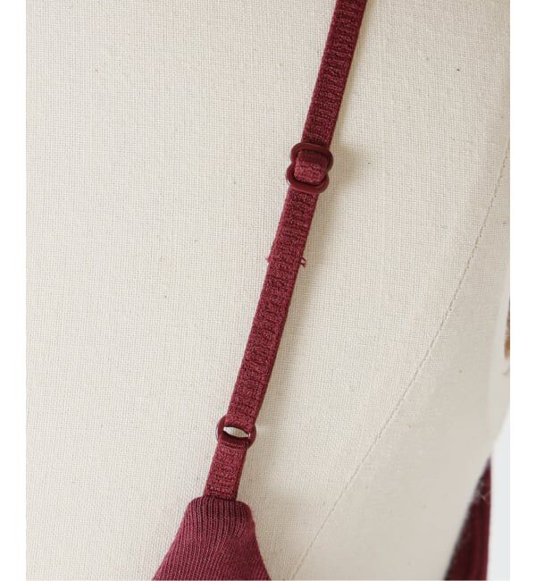 EMILYWEEK「【RESET】オーガニックコットン混 ブラキャミソール（ベージュ、ボルドー）」|インナー|