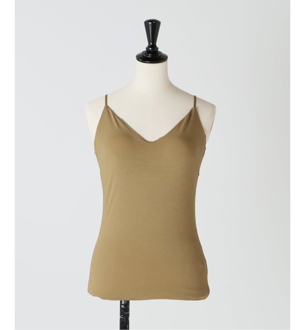 EMILYWEEK「【RESET】オーガニックコットン混 ブラキャミソール（ベージュ、ボルドー）」|インナー|