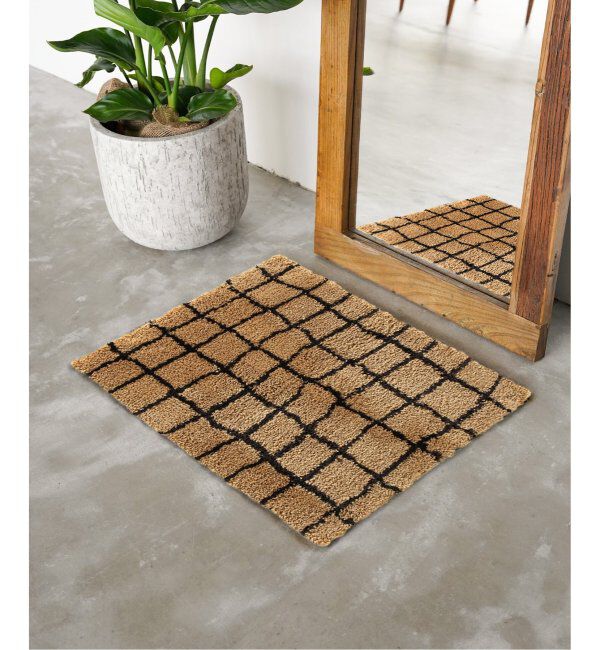 journal standard Furniture「GRID MAT 50x70 グリッド マット　」|その他|キャメル