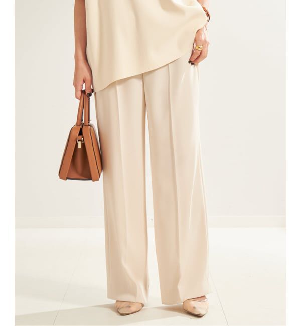 Plage「《追加》washable straight パンツ 3」|スラックス|