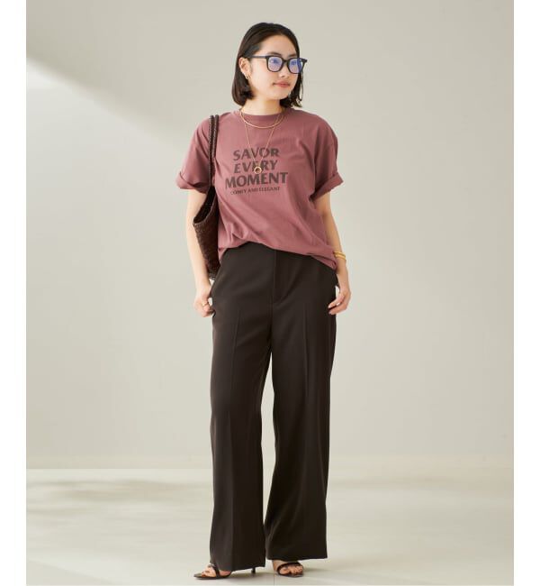 Plage「《追加》washable straight パンツ 3」|スラックス|