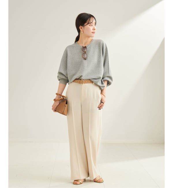 Plage「《追加》washable straight パンツ 3」|スラックス|