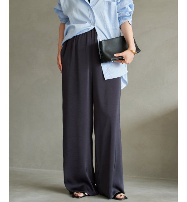 Plage「dull satin relax パンツ」|その他|