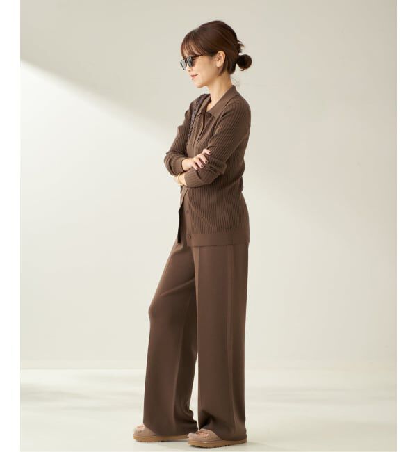 Plage「Center Crease Knit パンツ」|その他|