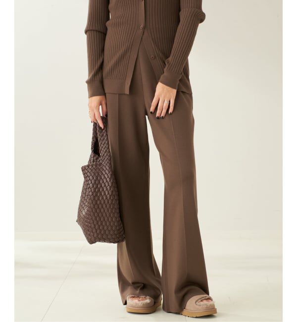 Plage「Center Crease Knit パンツ」|その他|
