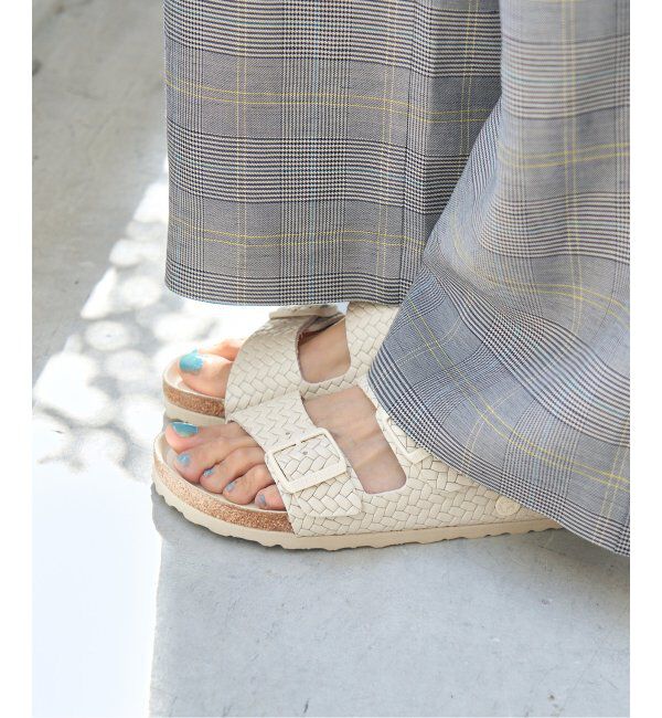IENA「BIRKENSTOCK/ビルケンシュトック 限定 ARIZONA WOVEN EMBOSS」|サンダル|