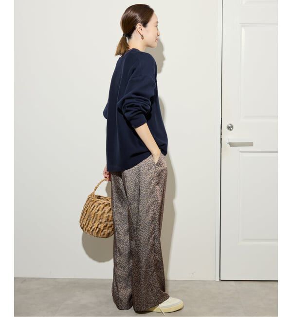 SLOBE IENA「スムースオーバーVネックニット」|ニット・セーター|