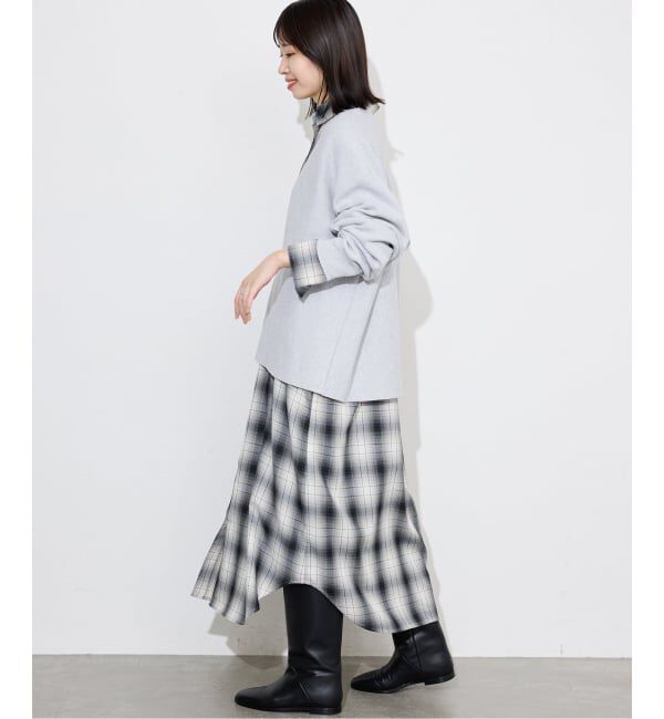 SLOBE IENA「スムースオーバーVネックニット」|ニット・セーター|