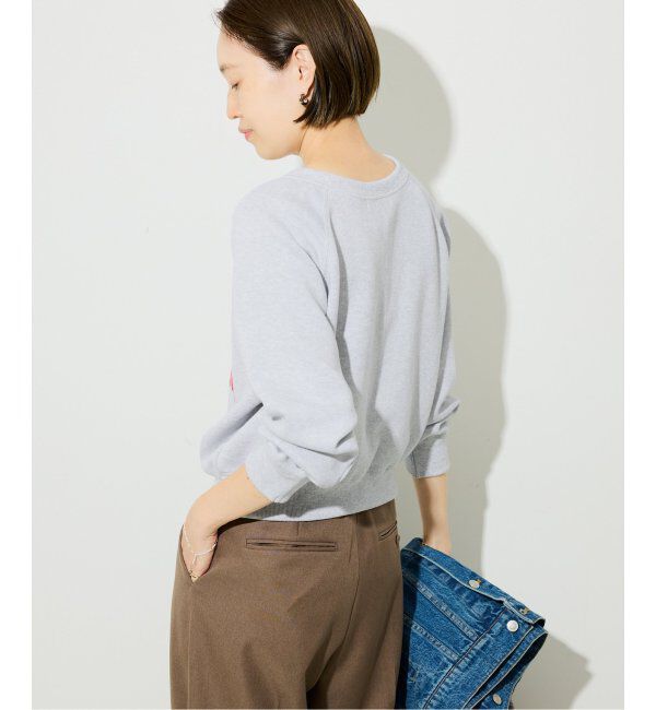 SLOBE IENA「スムースオーバーロゴニット」|ニット・セーター|