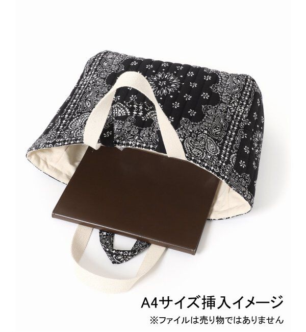 IENA「MALUS/マリュス BANDANA QUILTING BIG BAG トートバッグ」|トートバッグ|