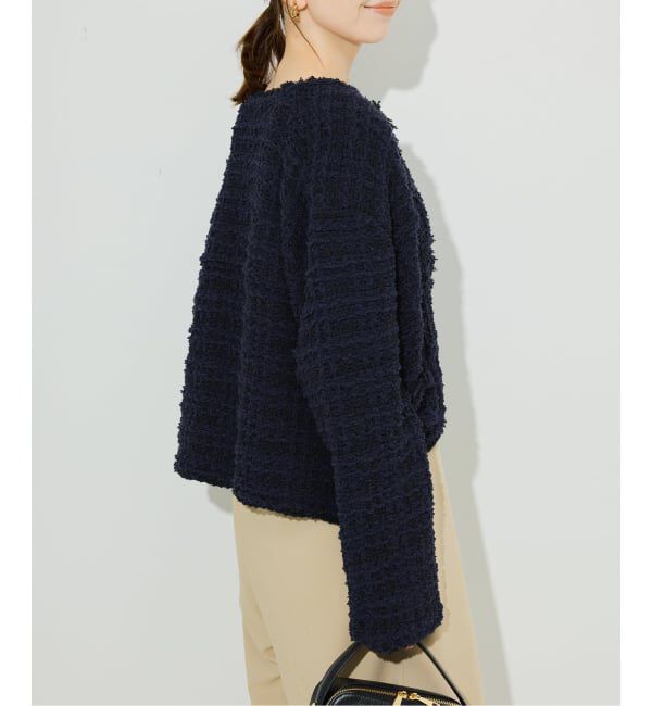 SLOBE IENA「ニットジャケット」|カーディガン|