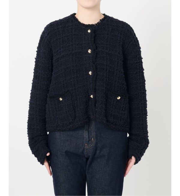 SLOBE IENA「ニットジャケット」|カーディガン|