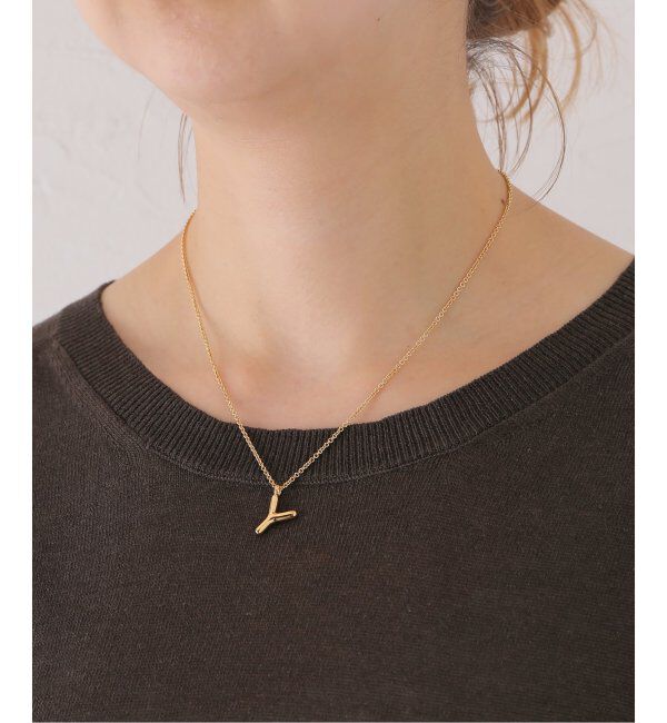 IENA「JOSEPHINE STUDIO/ジョセフィン・ストゥディオ LETER CHARM SMALL Y ネックレス」|ネックレス|