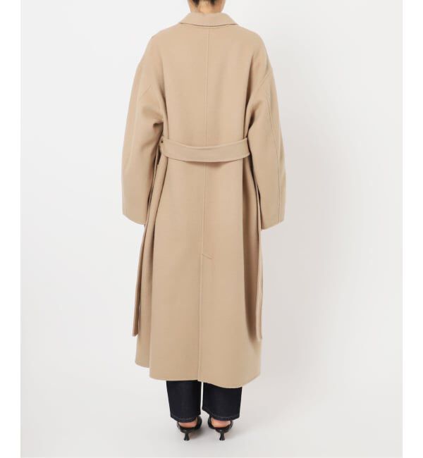 SLOBE IENA「souple wool ダブルフェイスロングコート」|チェスターコート|