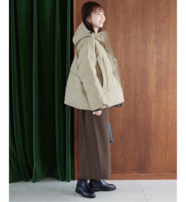 SLOBE IENA「《WEB限定/追加》ウォッシャブルスムース ニットワンピース」|ワンピース|