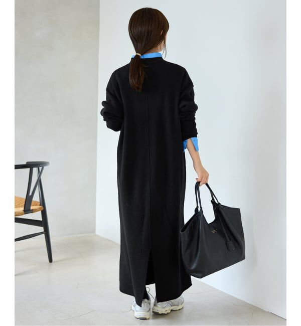 SLOBE IENA「《WEB限定/追加》ウォッシャブルスムース ニットワンピース」|ワンピース|