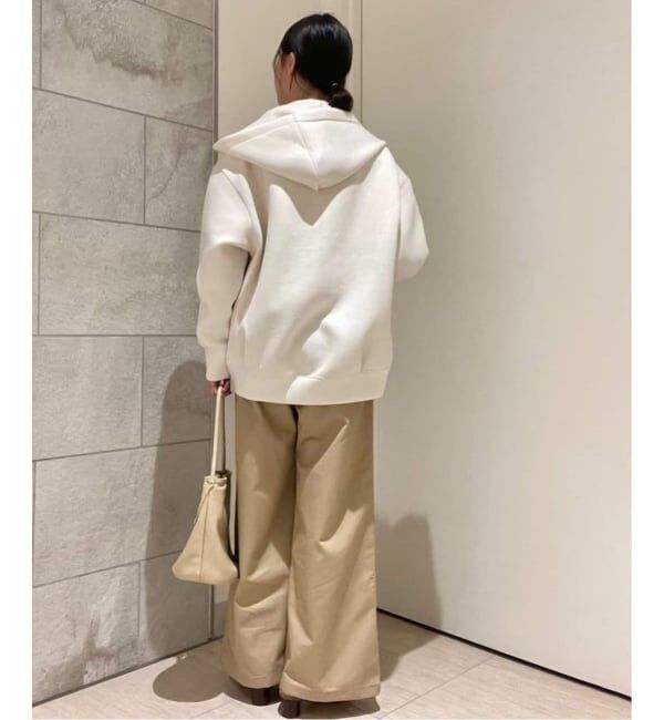 SLOBE IENA「《一部店舗・WEB限定カラー有り/追加》ボリュームジップアップフーディー」|パーカー|