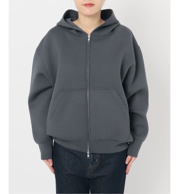 SLOBE IENA「《一部店舗・WEB限定カラー有り/追加》ボリュームジップアップフーディー」|パーカー|