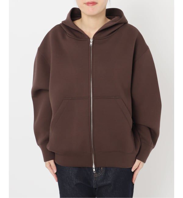 SLOBE IENA「《一部店舗・WEB限定カラー有り/追加》ボリュームジップアップフーディー」|パーカー|