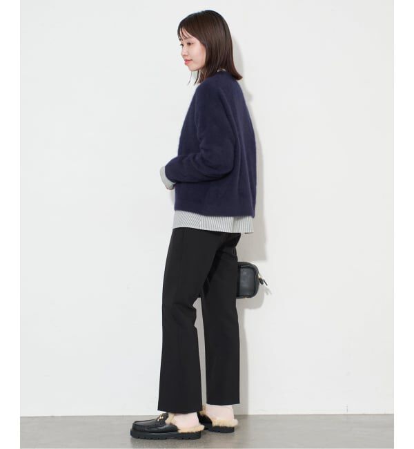 SLOBE IENA「《吸湿発熱/WEBのみ4サイズ展開》CIRCULATE WARM スティックパンツ」|スラックス|