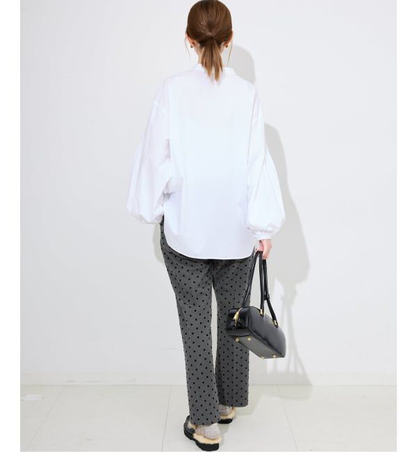 SLOBE IENA「《吸湿発熱/WEBのみ4サイズ展開》CIRCULATE WARM スティックパンツ」|スラックス|