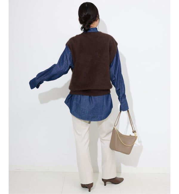 SLOBE IENA「《吸湿発熱/WEBのみ4サイズ展開》CIRCULATE WARM スティックパンツ」|スラックス|